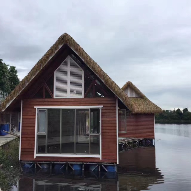 防水防腐二层木屋别墅建造